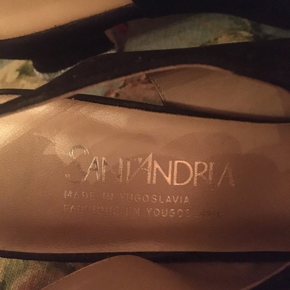 Nwot suede cross strap sling back - Picture 5 of 7